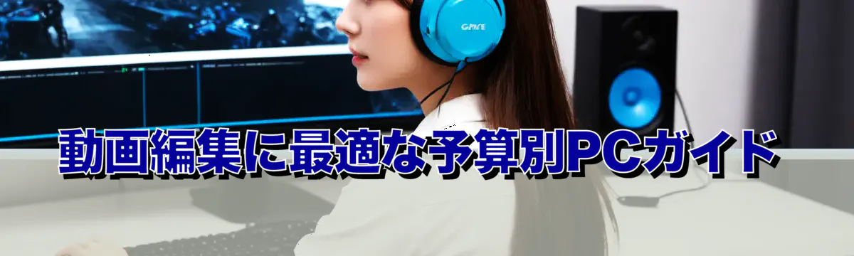 動画編集に最適な予算別PCガイド