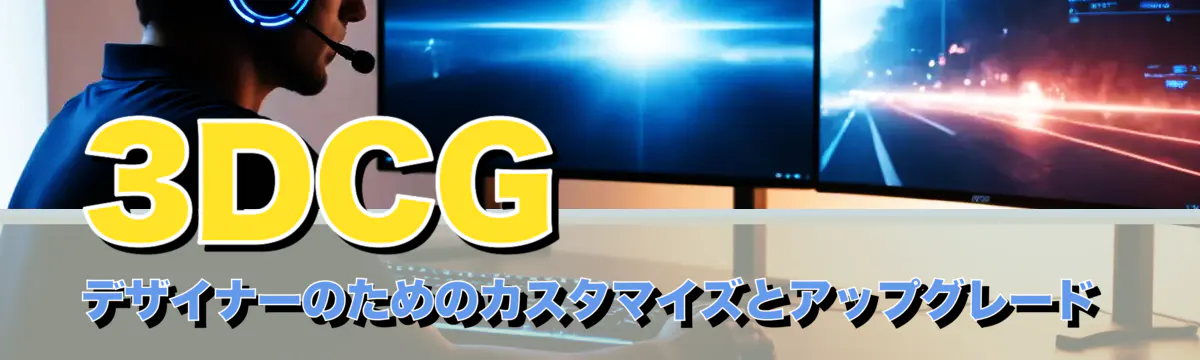 3DCGデザイナーのためのカスタマイズとアップグレード