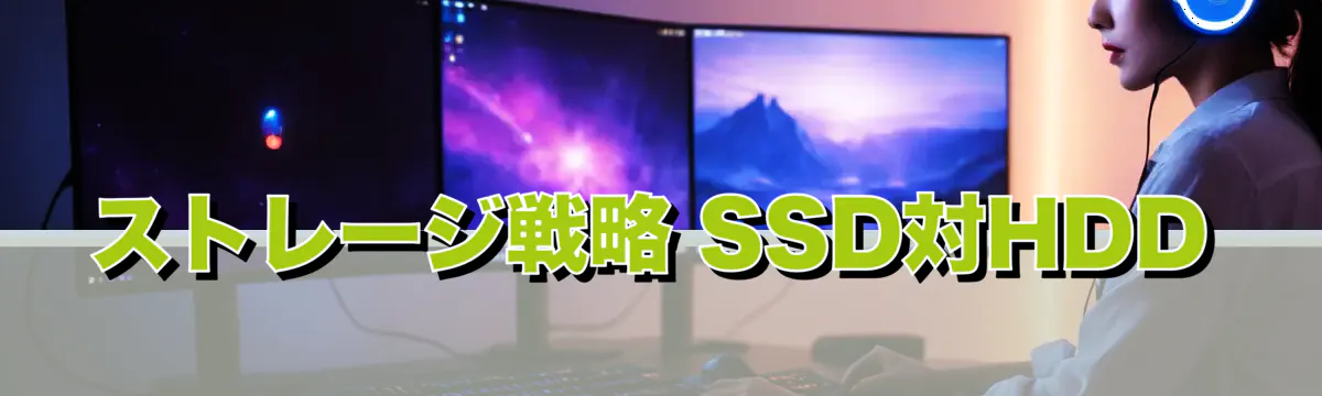 ストレージ戦略 SSD対HDD