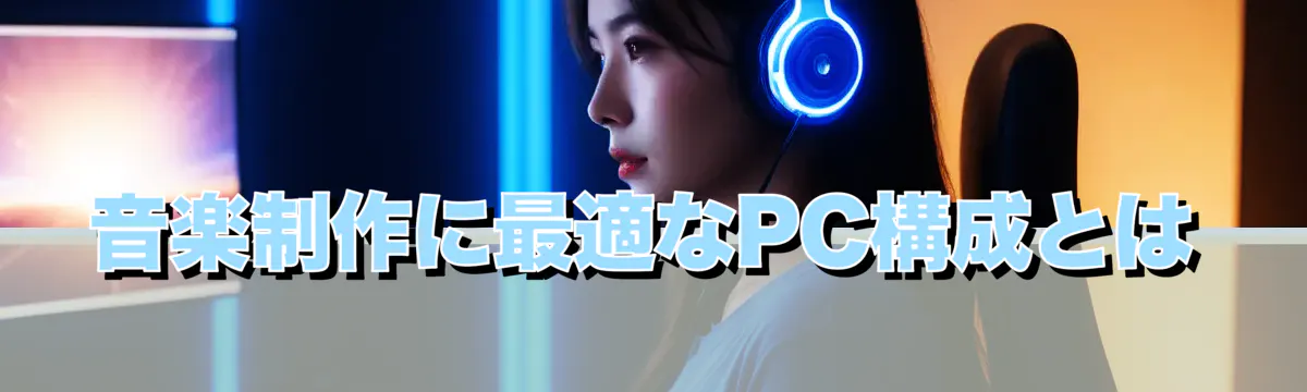 音楽制作に最適なPC構成とは