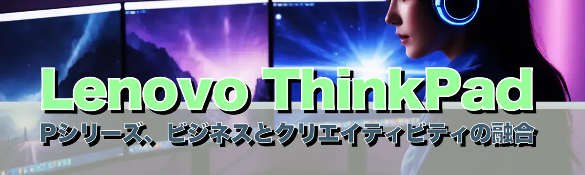 Lenovo ThinkPad Pシリーズ、ビジネスとクリエイティビティの融合