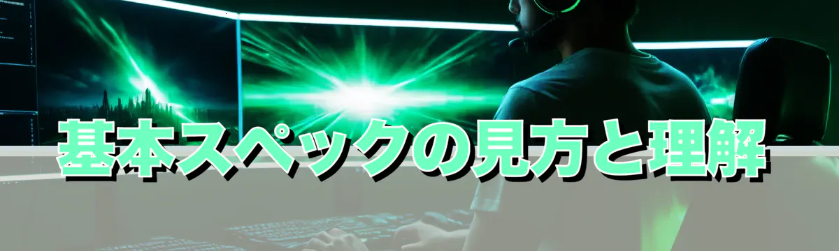 基本スペックの見方と理解