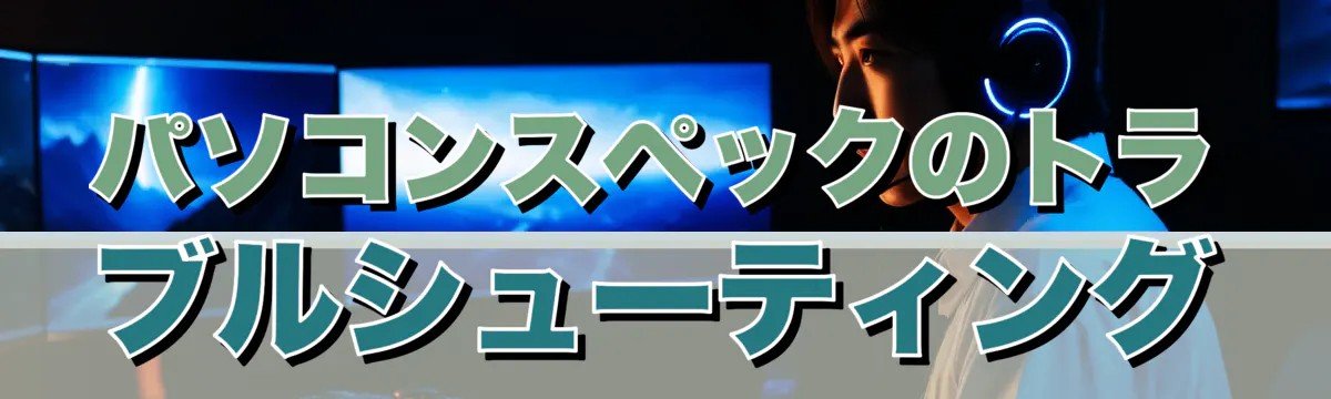 パソコンスペックのトラブルシューティング