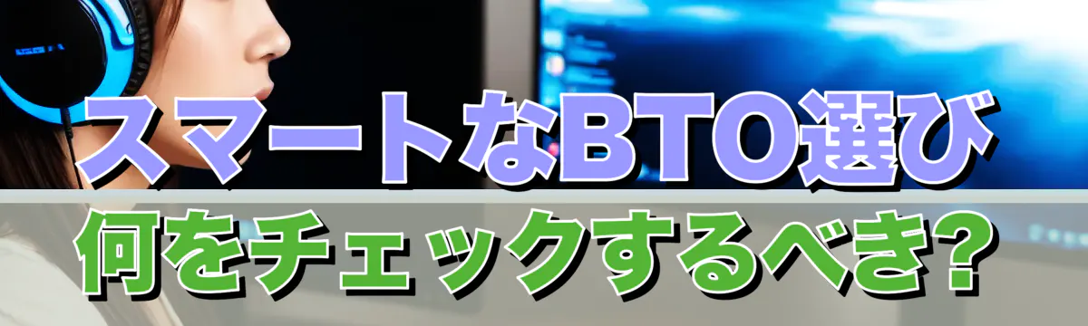 スマートなBTO選び 何をチェックするべき?