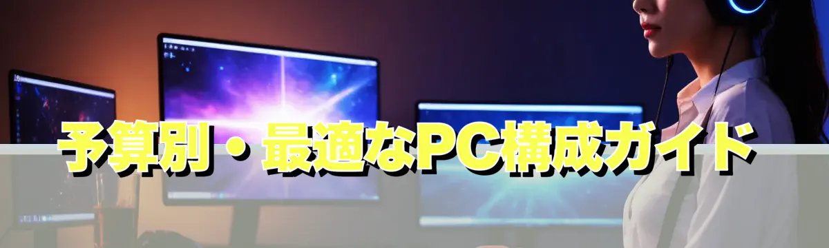 予算別・最適なPC構成ガイド