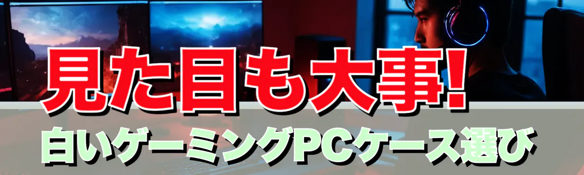 見た目も大事! 白いゲーミングPCケース選び