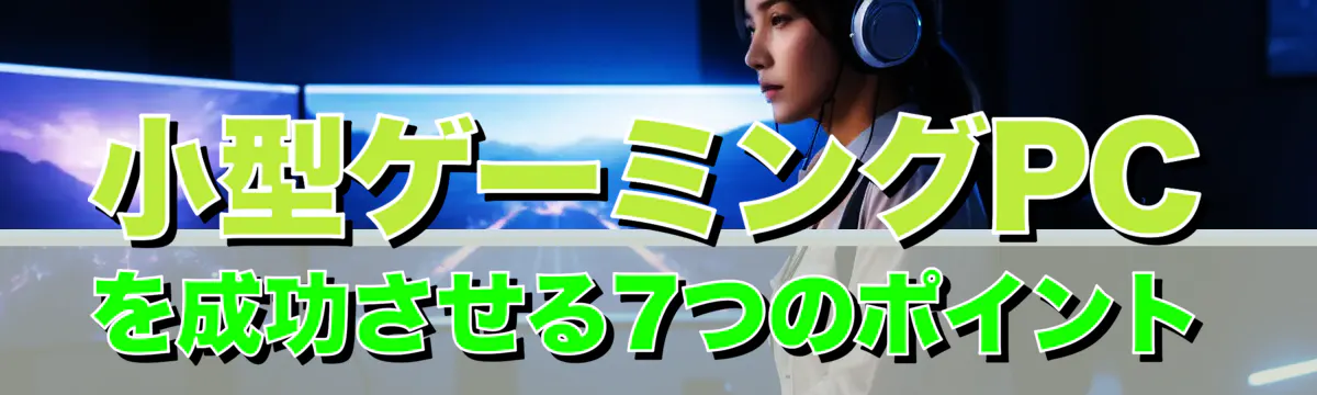 小型ゲーミングPCを成功させる7つのポイント