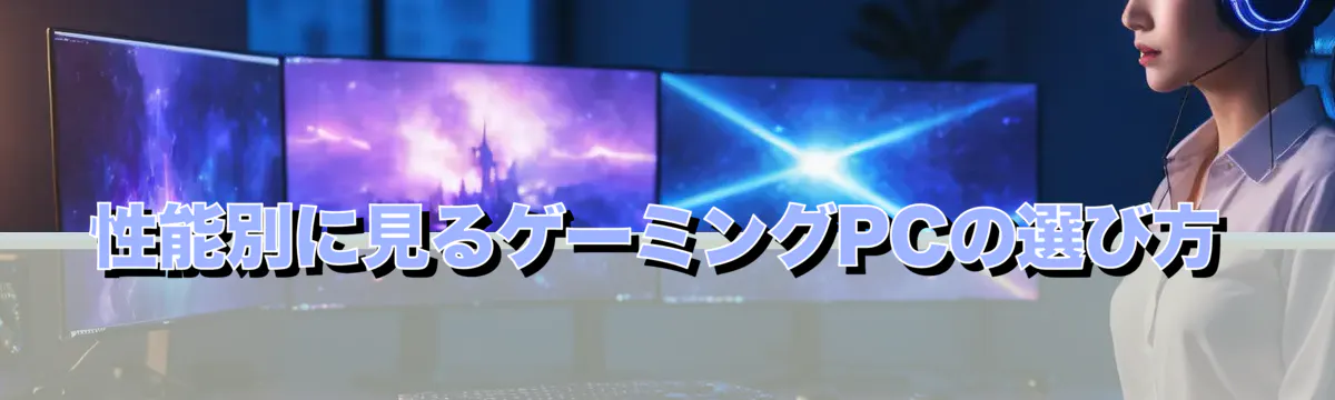 性能別に見るゲーミングPCの選び方