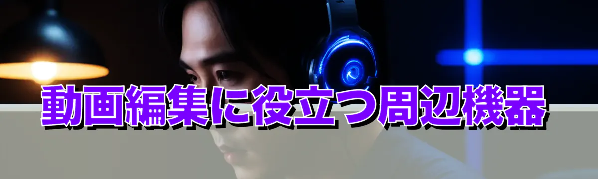 動画編集に役立つ周辺機器