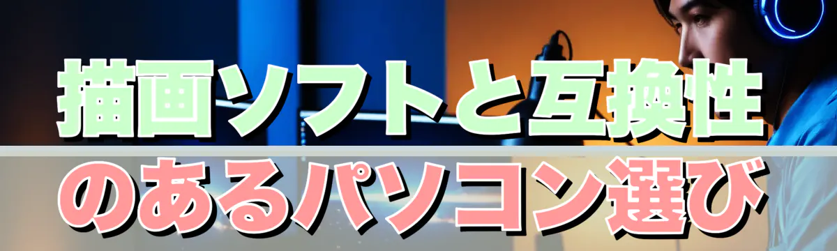 描画ソフトと互換性のあるパソコン選び
