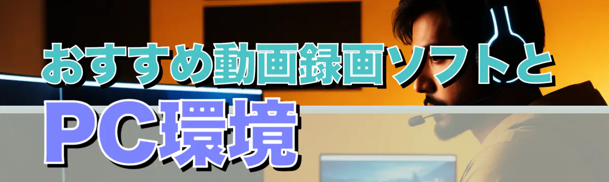 おすすめ動画録画ソフトとPC環境