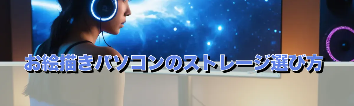 お絵描きパソコンのストレージ選び方