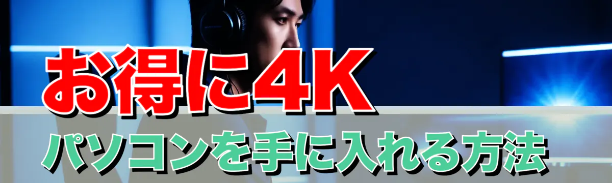お得に4Kパソコンを手に入れる方法