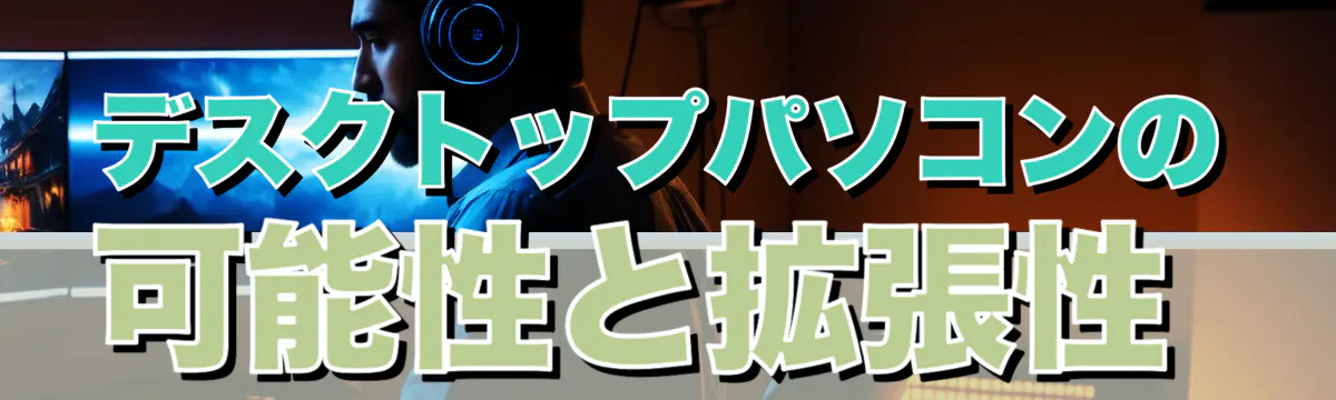 デスクトップパソコンの可能性と拡張性