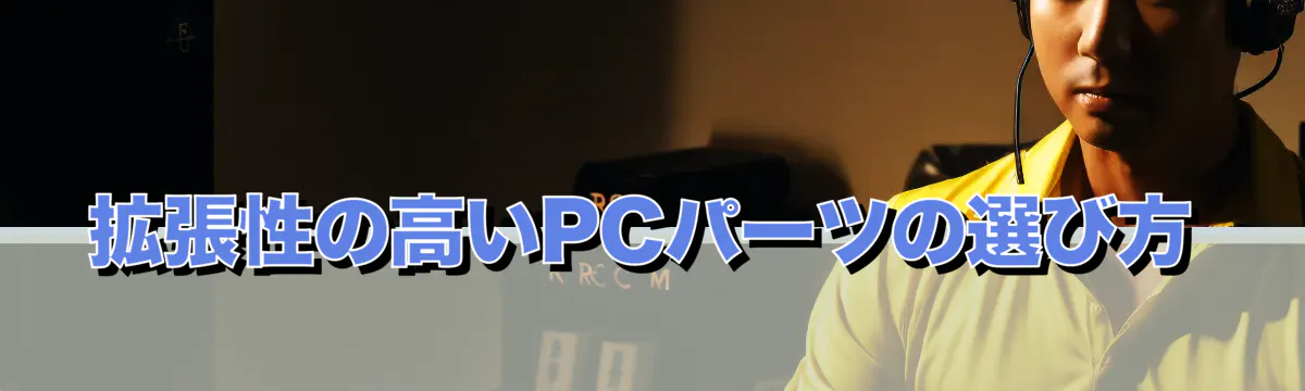 拡張性の高いPCパーツの選び方