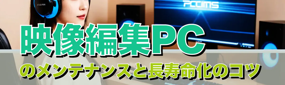 映像編集PCのメンテナンスと長寿命化のコツ