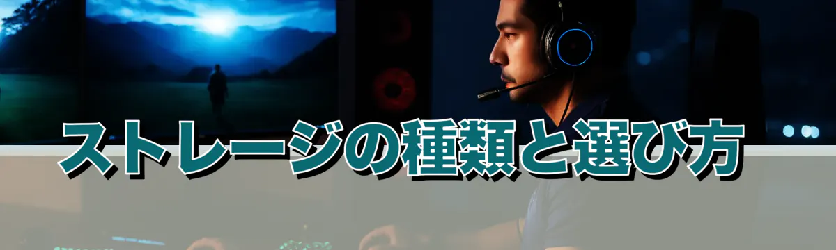 ストレージの種類と選び方