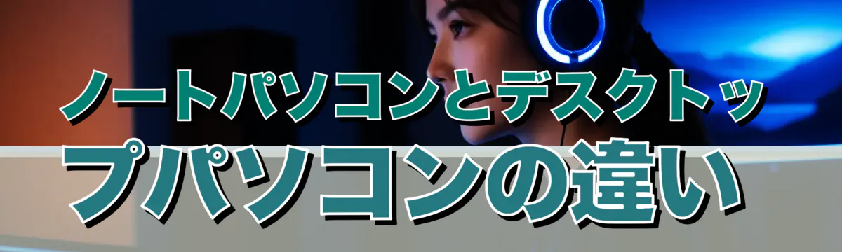 ノートパソコンとデスクトップパソコンの違い