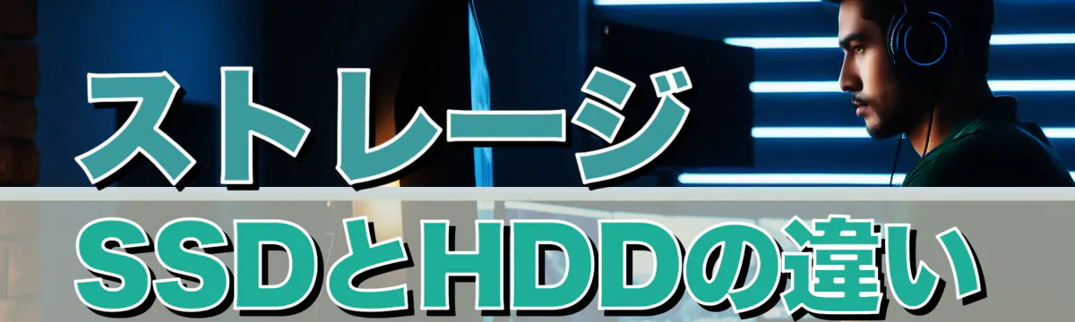 ストレージ SSDとHDDの違い