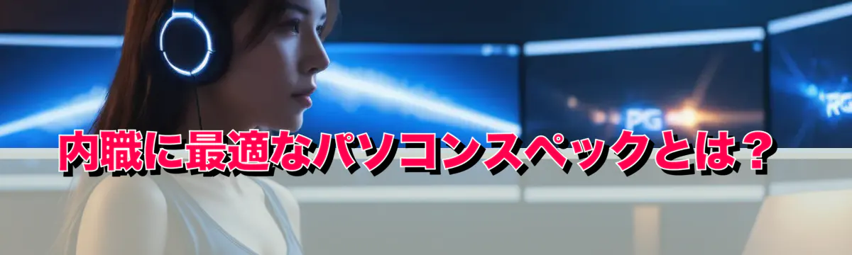 内職に最適なパソコンスペックとは？
