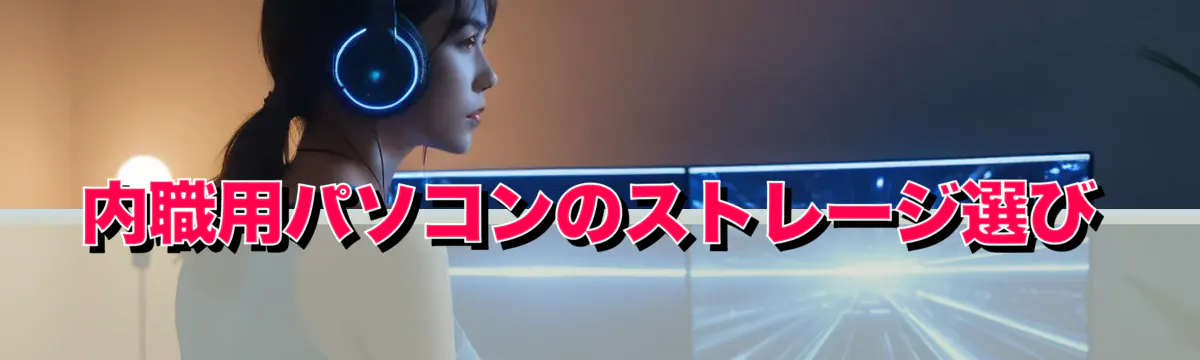 内職用パソコンのストレージ選び