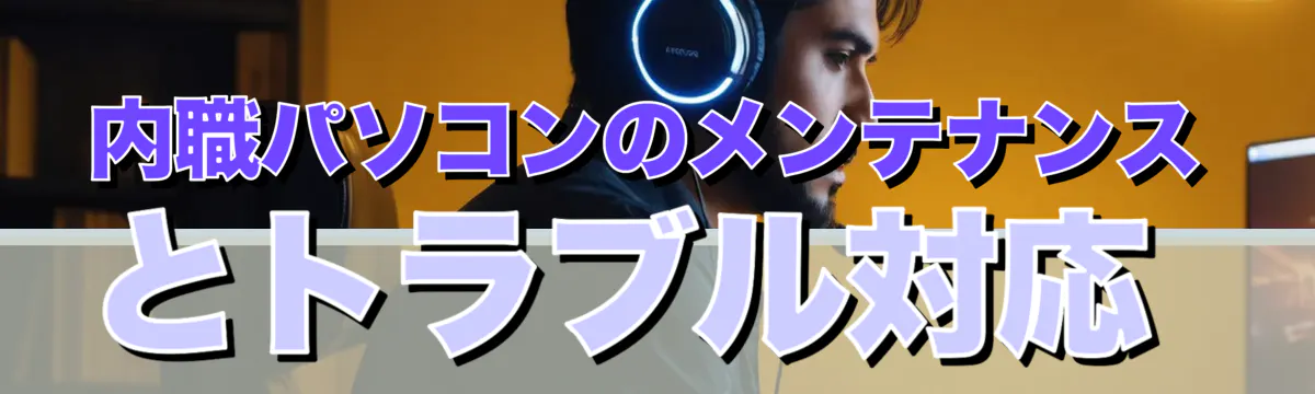 内職パソコンのメンテナンスとトラブル対応