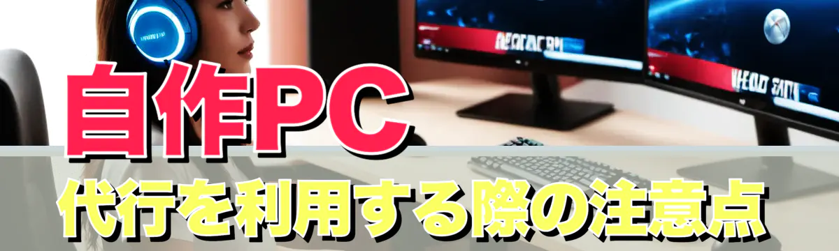 自作PC代行を利用する際の注意点