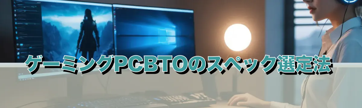 ゲーミングPCBTOのスペック選定法