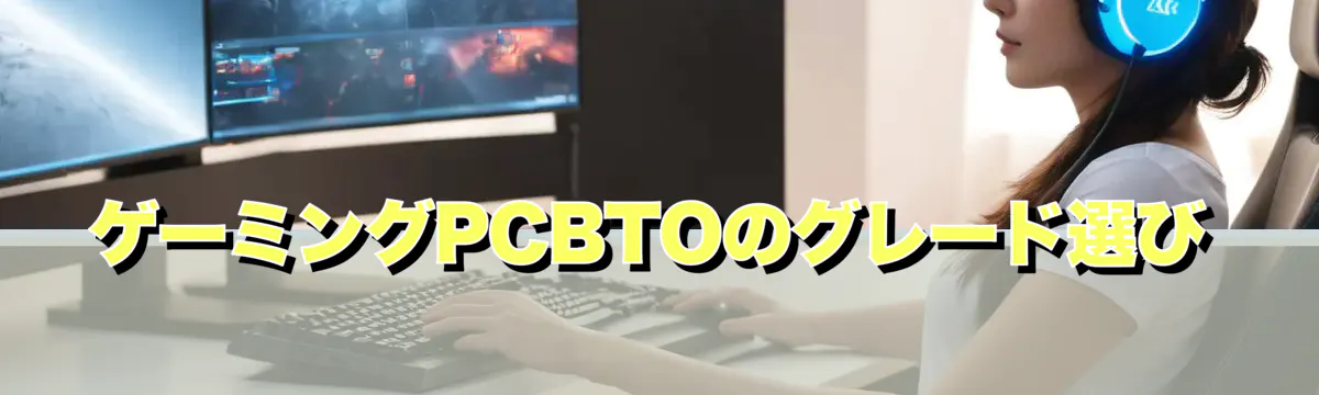 ゲーミングPCBTOのグレード選び