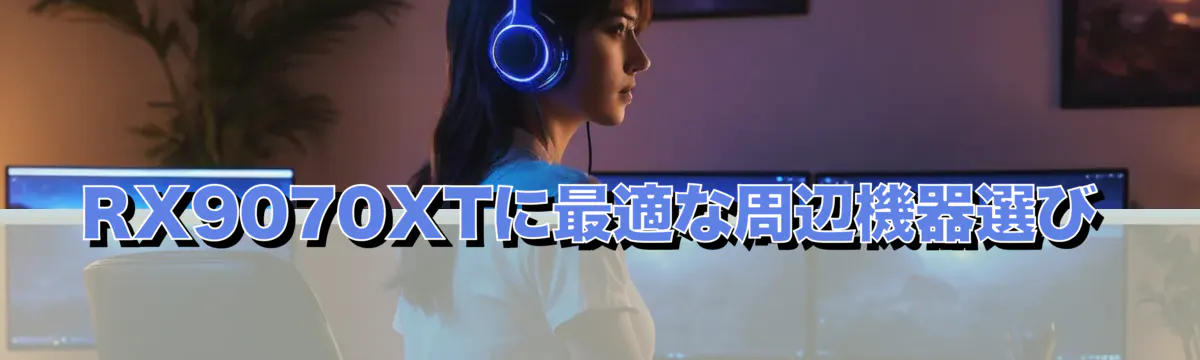 RX9070XTに最適な周辺機器選び