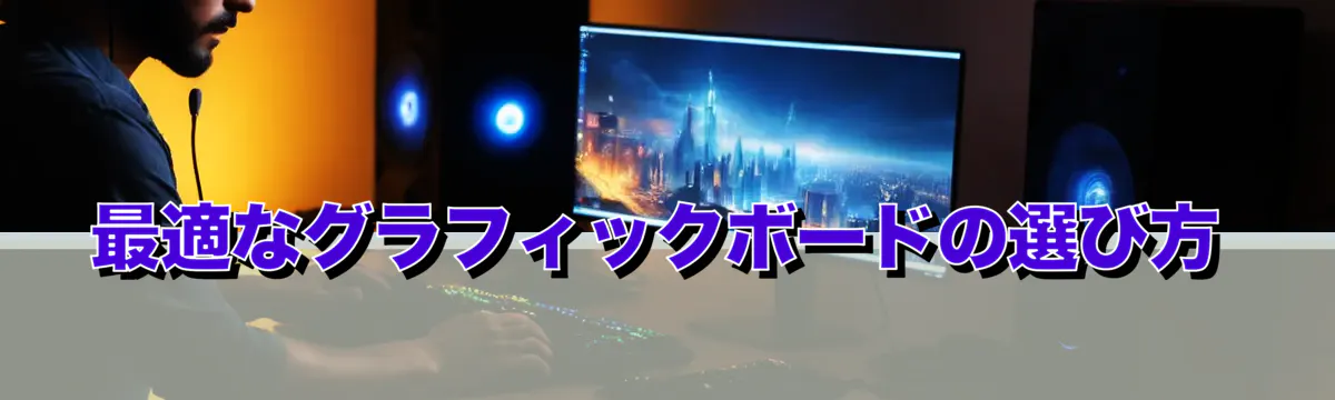 最適なグラフィックボードの選び方