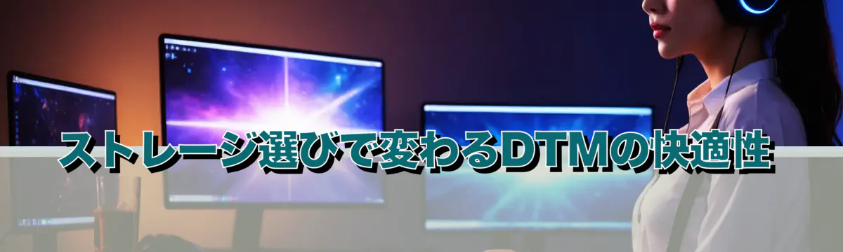 ストレージ選びで変わるDTMの快適性