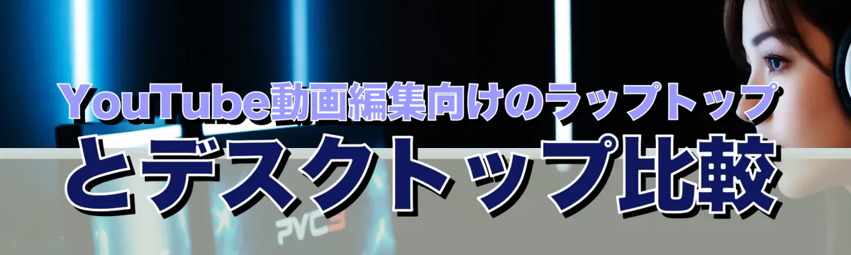 YouTube動画編集向けのラップトップとデスクトップ比較