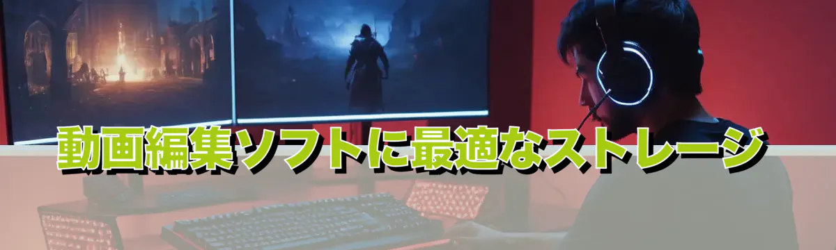 動画編集ソフトに最適なストレージ