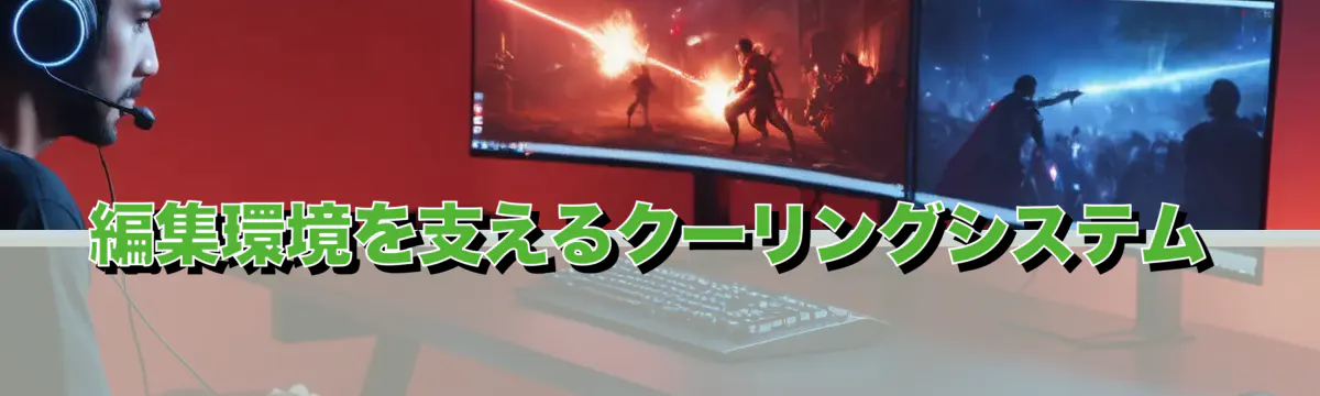 編集環境を支えるクーリングシステム