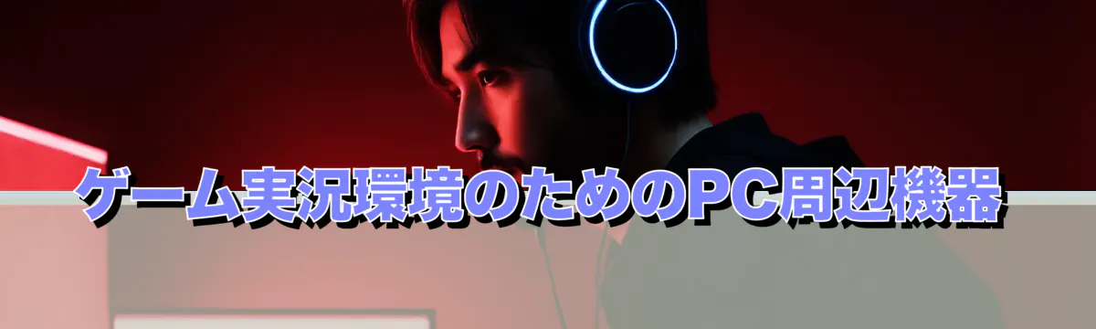 ゲーム実況環境のためのPC周辺機器