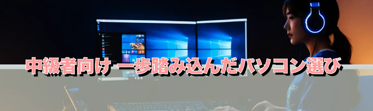 中級者向け 一歩踏み込んだパソコン選び