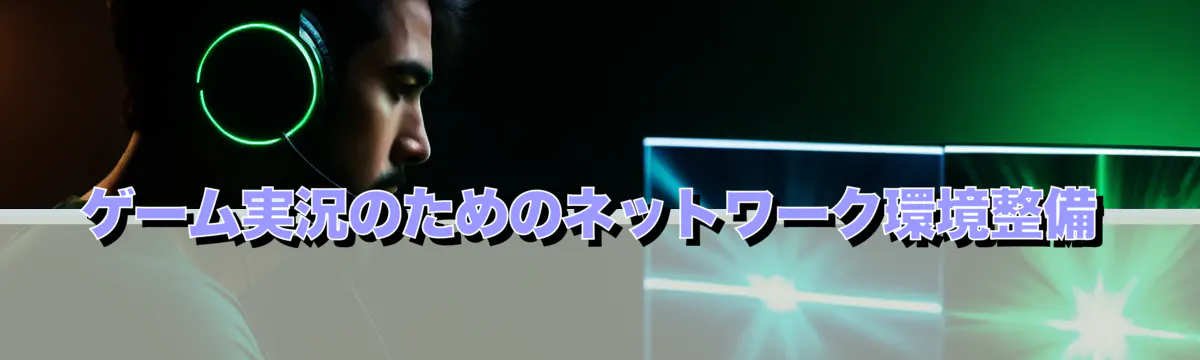 ゲーム実況のためのネットワーク環境整備