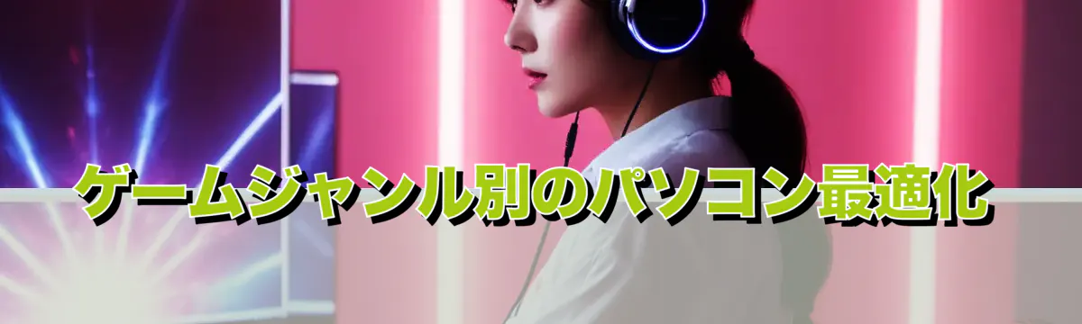 ゲームジャンル別のパソコン最適化