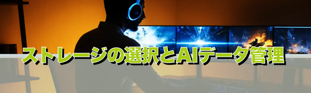 ストレージの選択とAIデータ管理