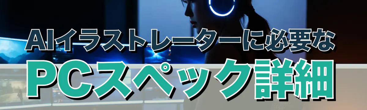 AIイラストレーターに必要なPCスペック詳細