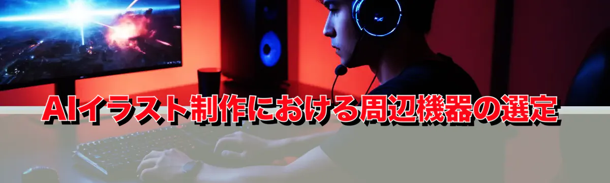 AIイラスト制作における周辺機器の選定