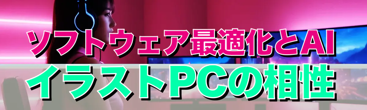ソフトウェア最適化とAIイラストPCの相性