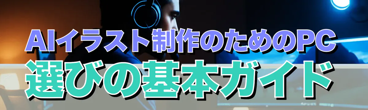 AIイラスト制作のためのPC選びの基本ガイド