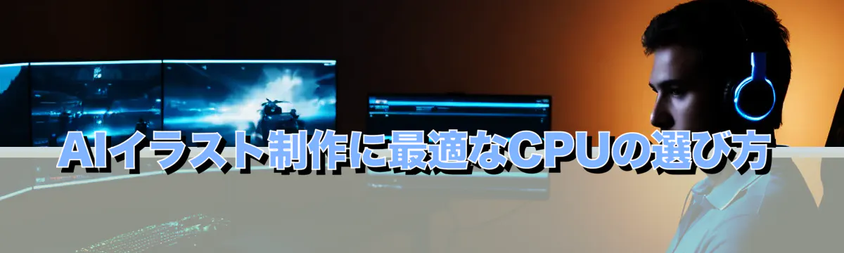 AIイラスト制作に最適なCPUの選び方