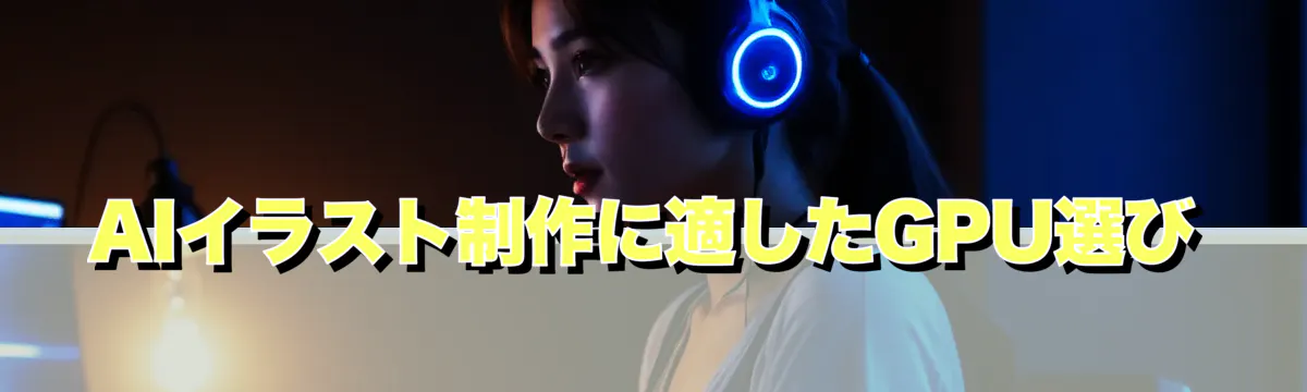 AIイラスト制作に適したGPU選び
