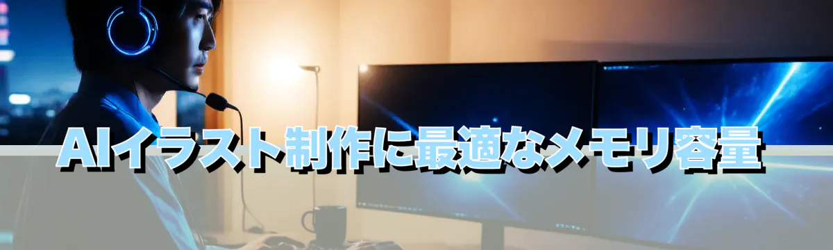 AIイラスト制作に最適なメモリ容量