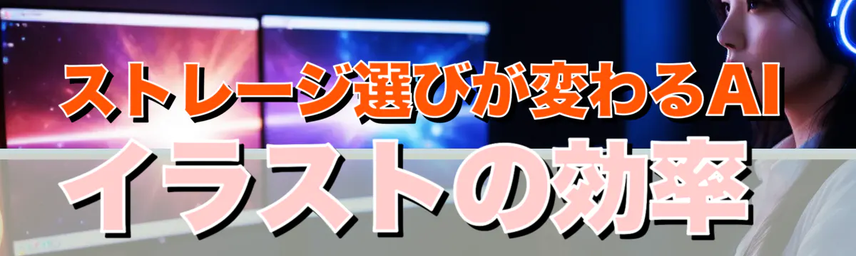 ストレージ選びが変わるAIイラストの効率