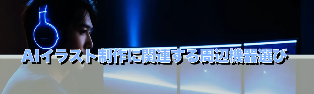 AIイラスト制作に関連する周辺機器選び