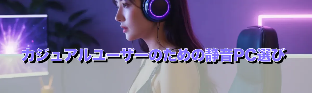 カジュアルユーザーのための静音PC選び